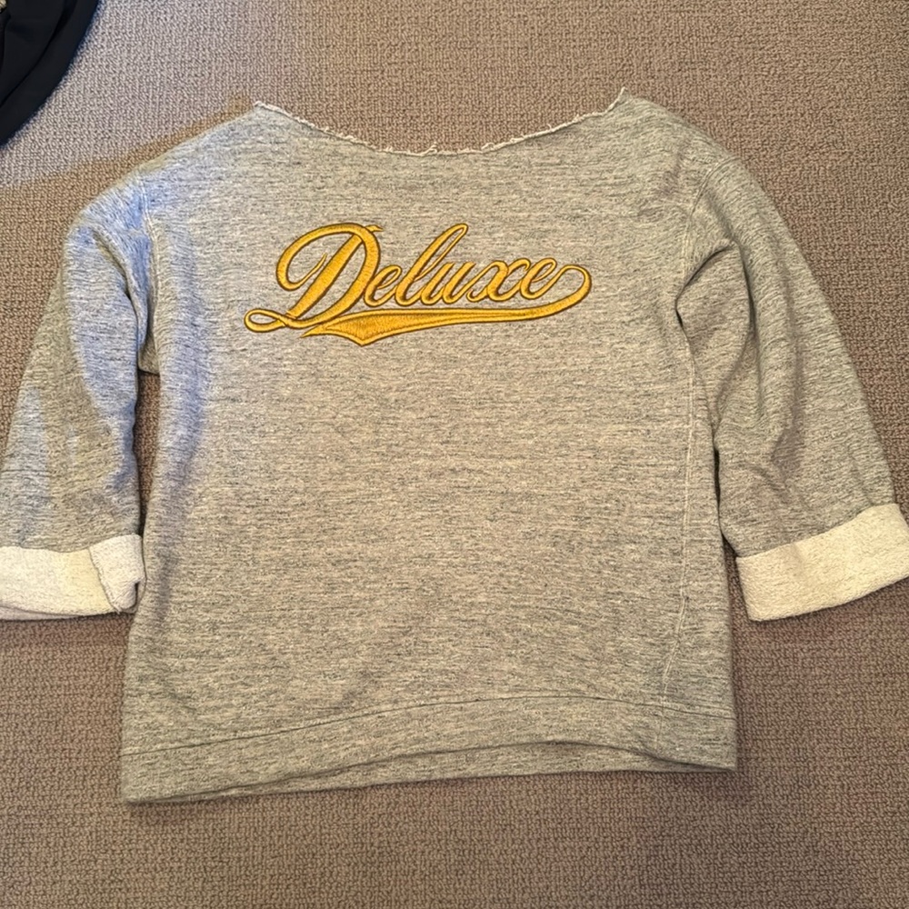 GGDB grey off the shoulder sweatshirt XS